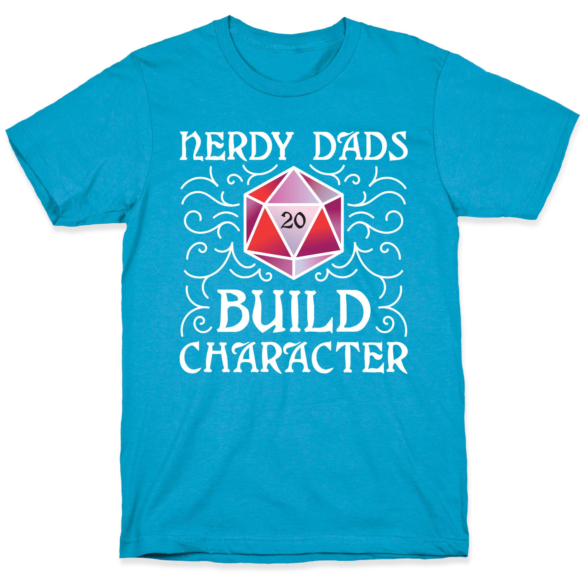 Nerdy Dads Build Character Unisex Triblend Tee